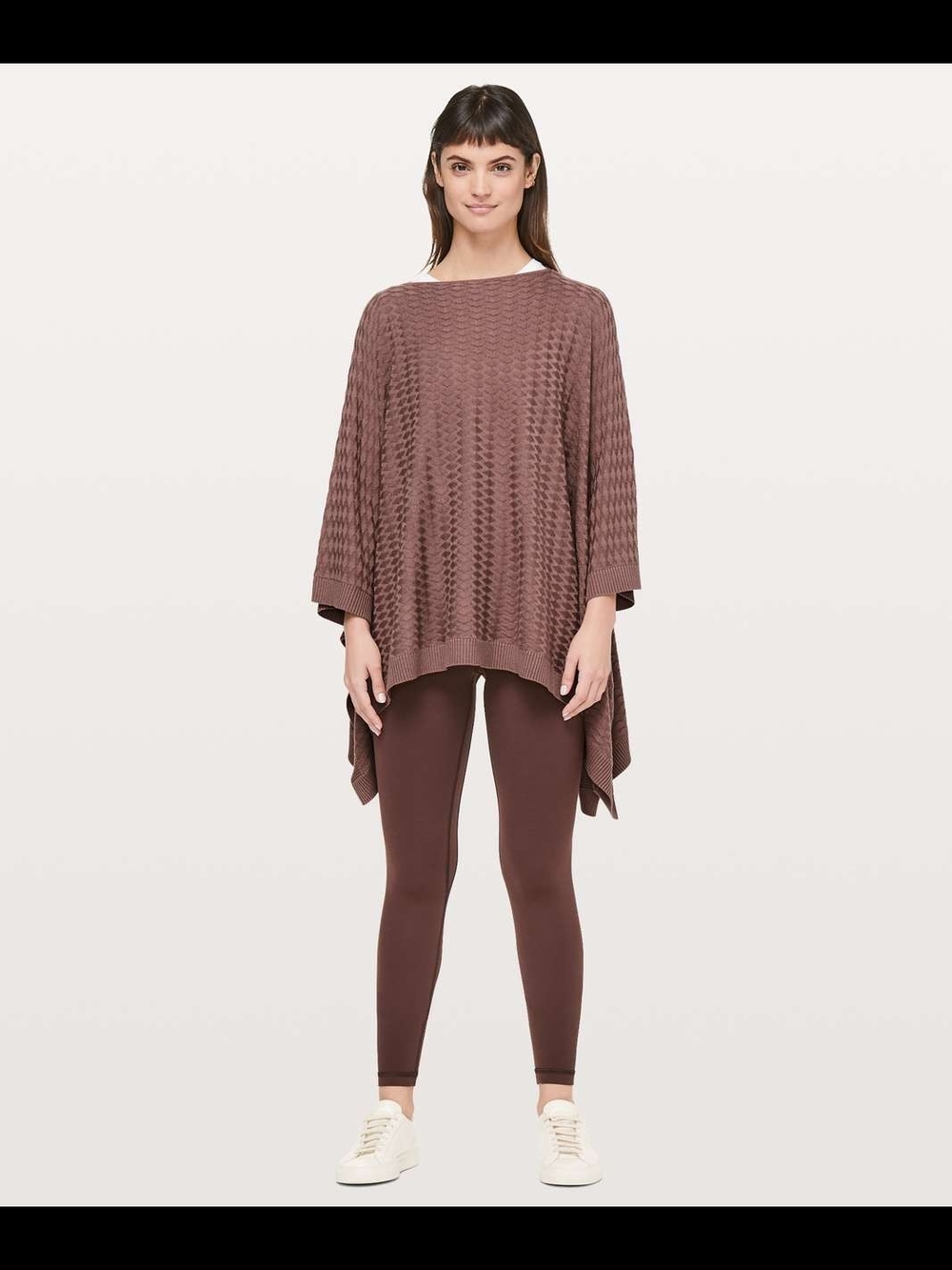 Lululemon Divinity Poncho Woven Spanish Oak